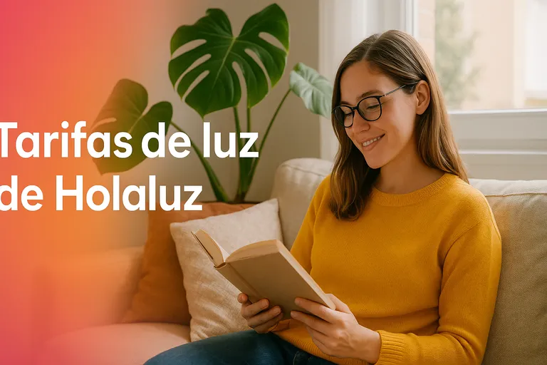 Portada para las tarifas de luz de Holaluz.