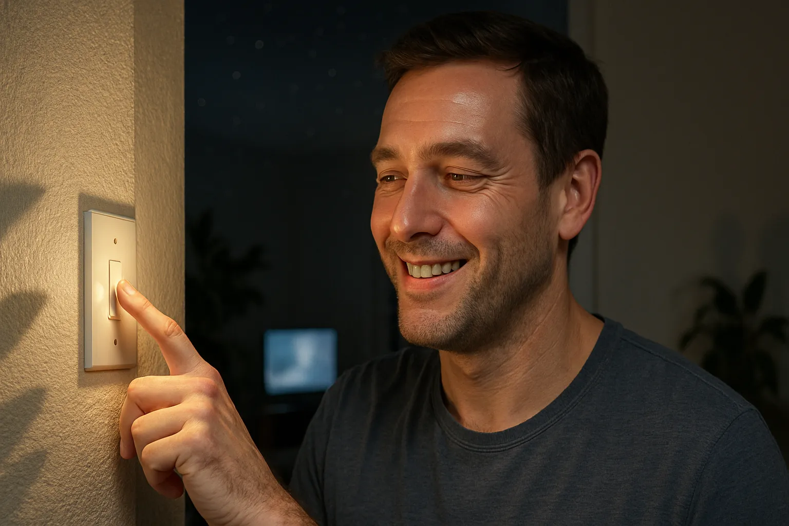 Persona disfrutando de los beneficios de comparar tarifas energéticas