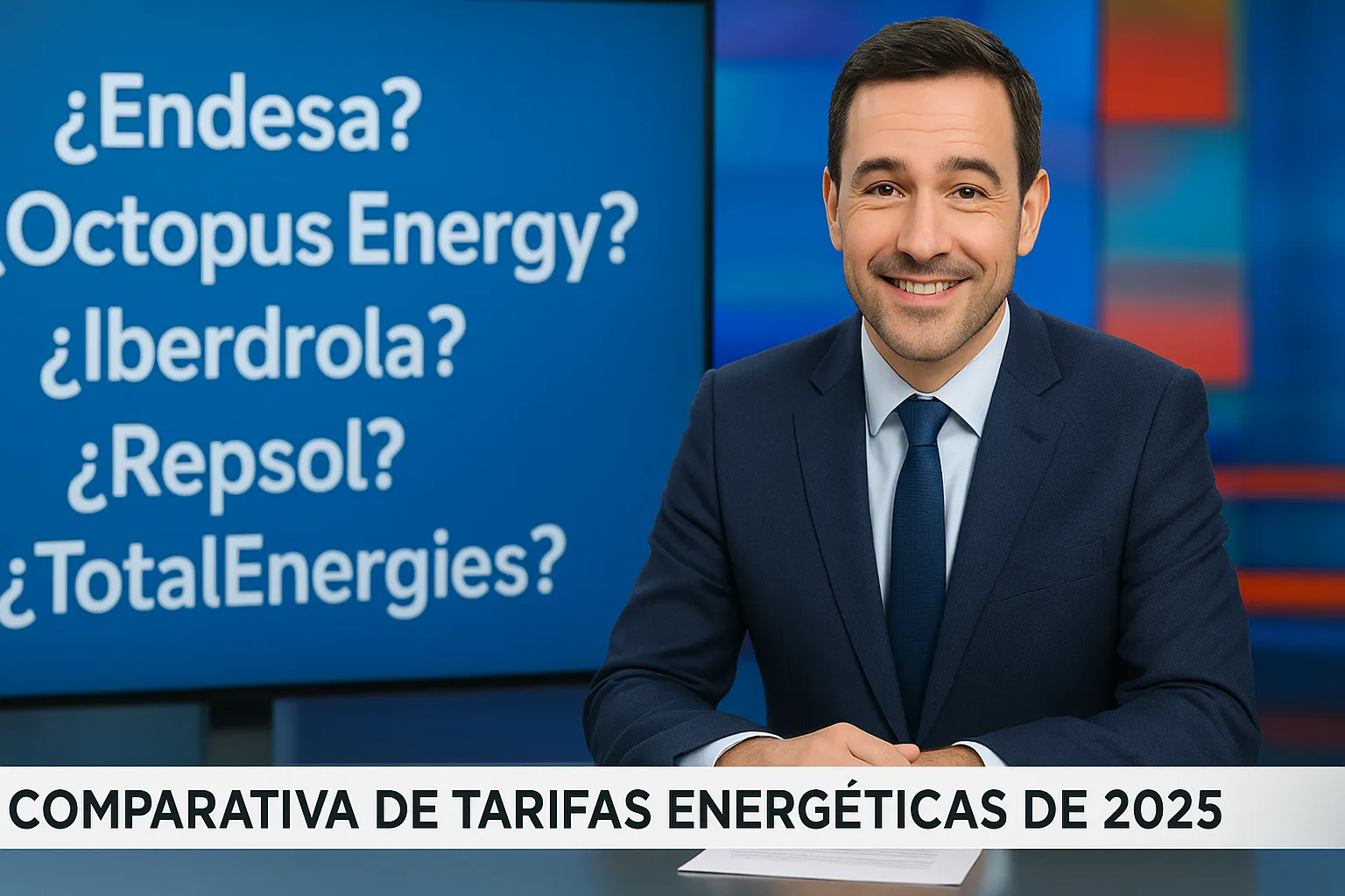 Titular de comparativa de tarifas energéticas de 2025