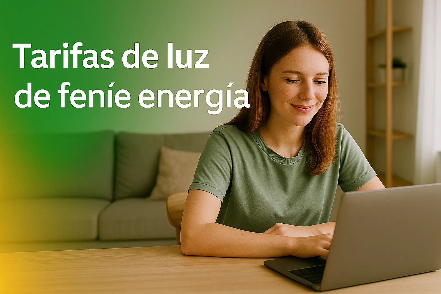 Portada para las tarifas de luz de Feníe Energía.