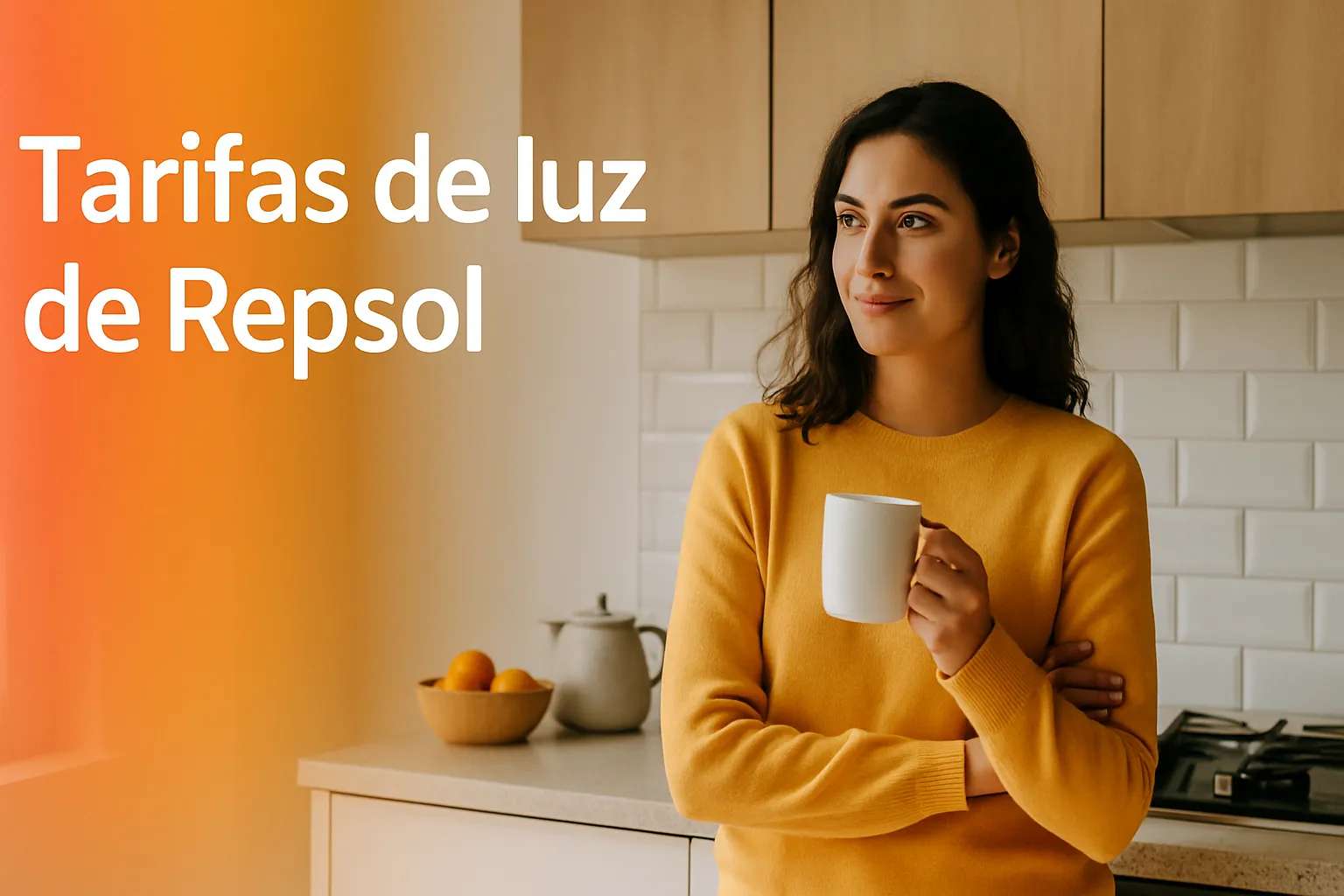 Portada para las tarifas de luz de Repsol.