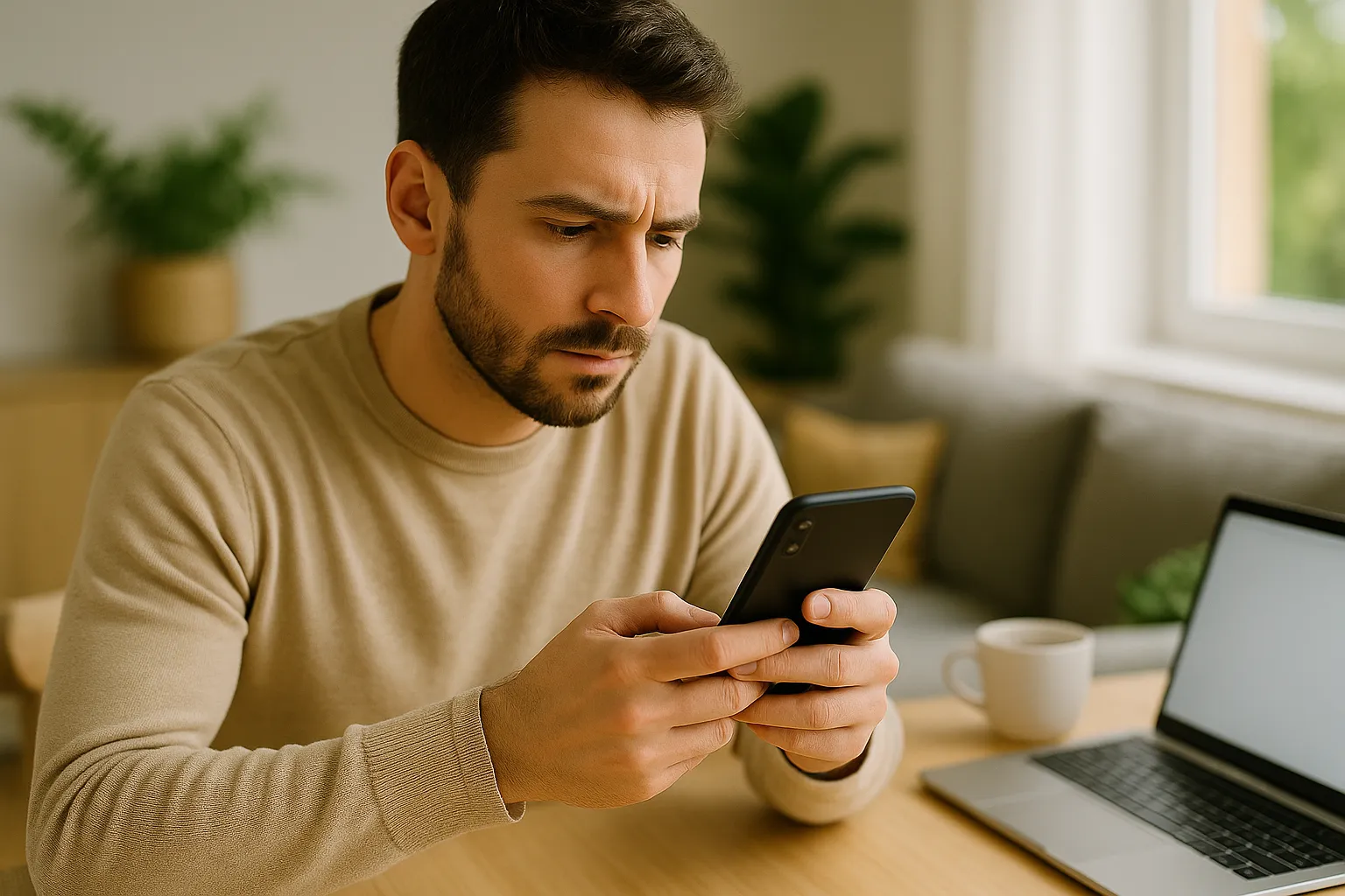 Persona observando gráfica horaria de tarifas